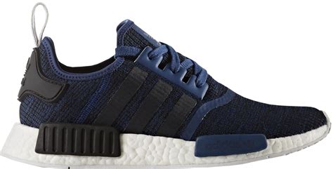 adidas nmd r1 schuhe blau schwarz meliert|Adidas men's originals NMD r1.